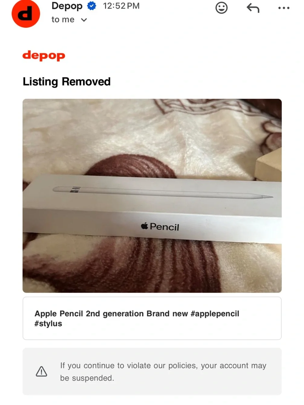 Apple White Apple Pencil Stylus with Box